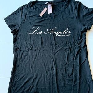 New medium Victoria's Secret black dressy shirt